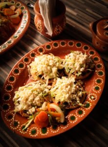 Gorditas veracruzanas de res y pollo
